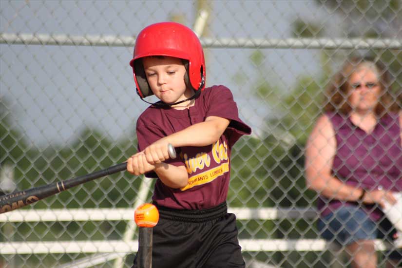 Logan Doremus at bat