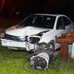 Carjacked Vehicle Wreck