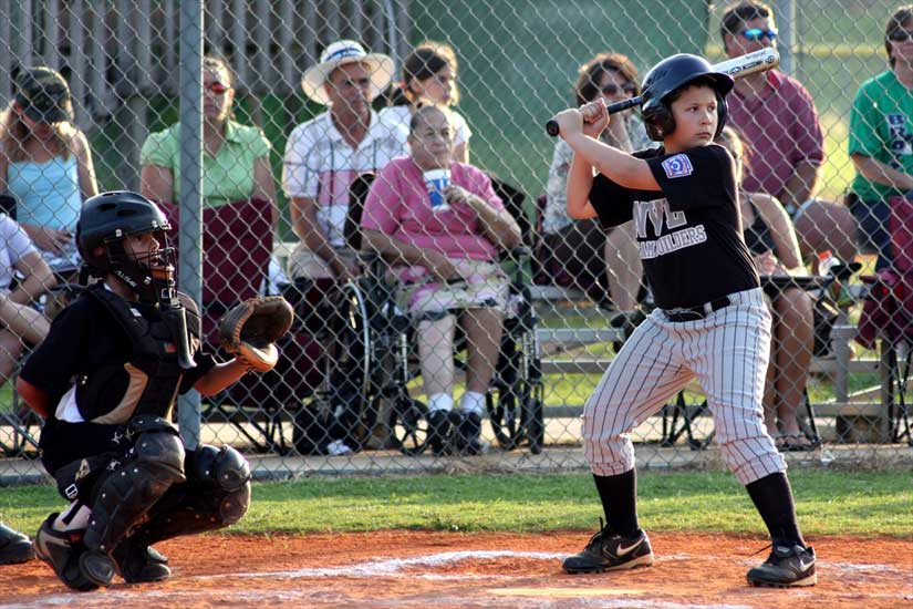 Ethan Bomba ready for the pitch