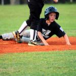 Hunter is safe at 2nd