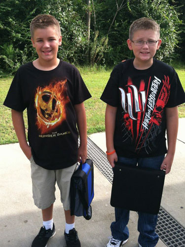 Triston Long, 7th; Cameron Long, 6th, Ernest Ward