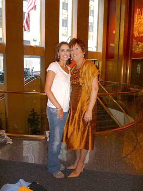 Cheryl And Shelby at the Today Show