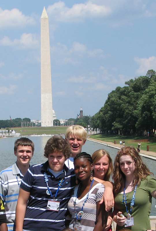 With Florida Students At National Mall
