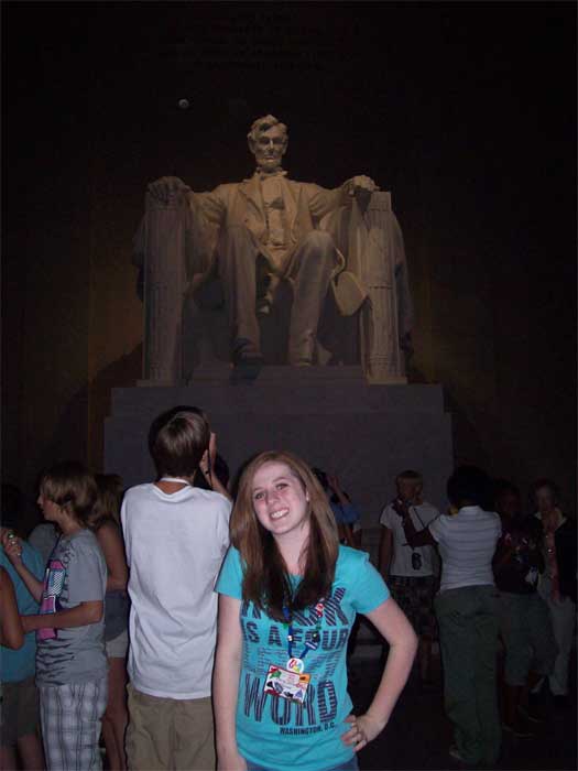 At Lincoln Memorial