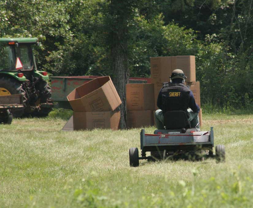 Acid Transported Slowly On Mower