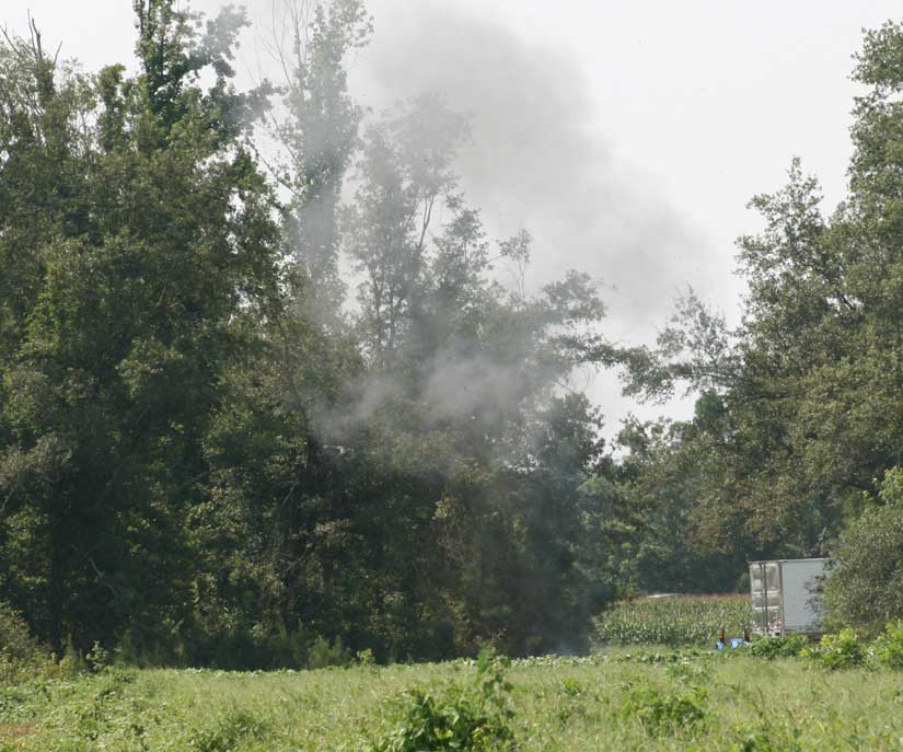 Smoke Cloud After  Explosion