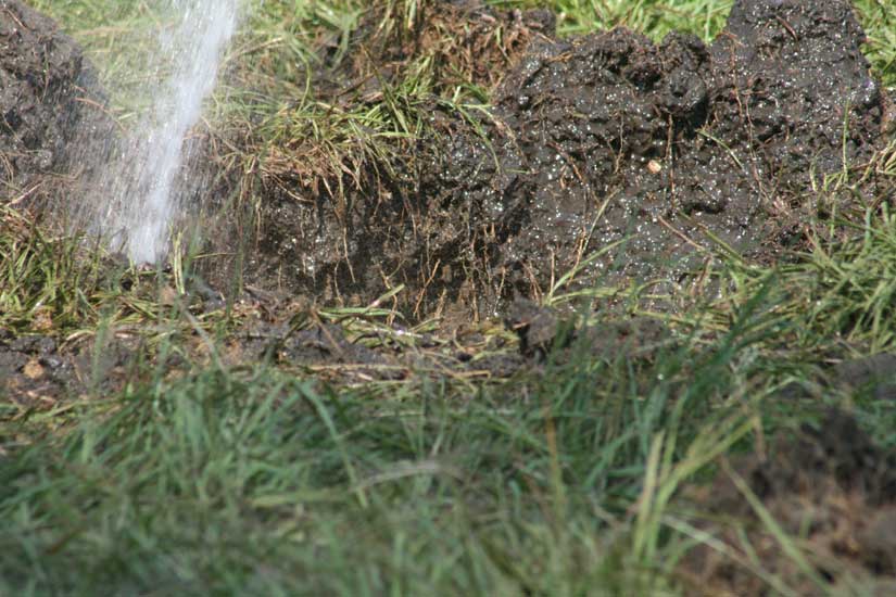 The Hole After  Explosion