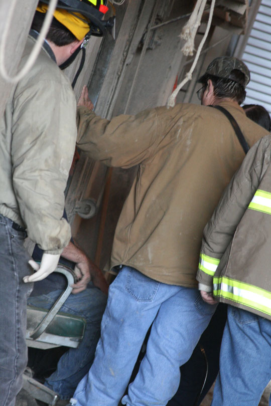 Knowlin Sits Down After Rescue