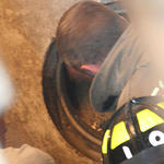 Looking Into Silo Access Hole