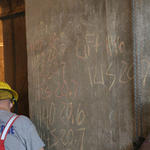 Rescuers Record Victims Condition On Wall