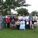 Group that led the prayers and sang