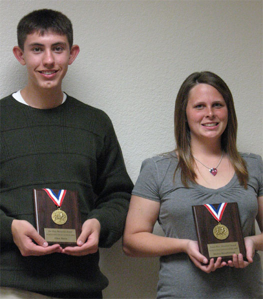 Junmi Ross Award - Jessica Bloodsworth -- Jim Ross Award – Clint Davis