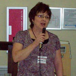 Rochelle Bevan singing "I Serve A Risen Saviour"