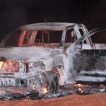 Stolen Truck Burns
