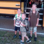 David (4th), Bryant (1st), Greg (Pre-K) Walters, Molino Park