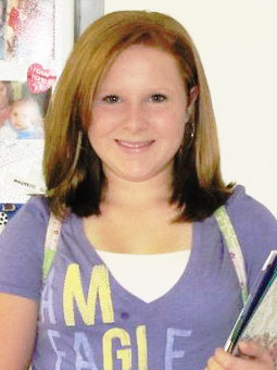 Megan Bryan, 8th, Ernest Ward Middle