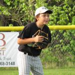 Jacob Weaver covers left field and later was part of a triple play covering 1st