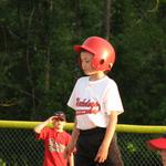 Braxton Edwards waits on 2nd for the chance to run