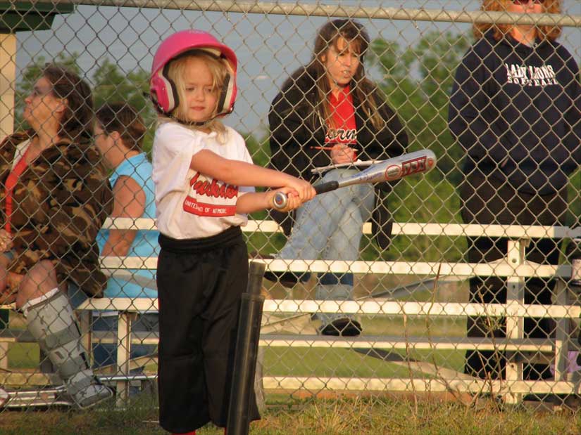 Madelyn Berry gets a hit.