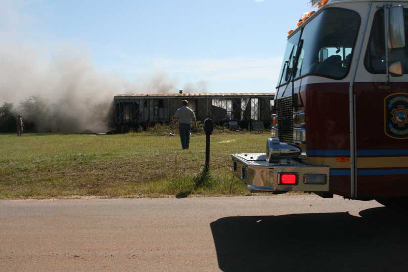 Sunday Fire Destroys Trailer In Enon; Bratt Home Damaged In Separate