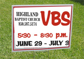Church Signs Stolen For A Second Time