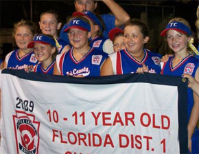 Tri-County All-Stars Win 10-11 Year Softball Championship