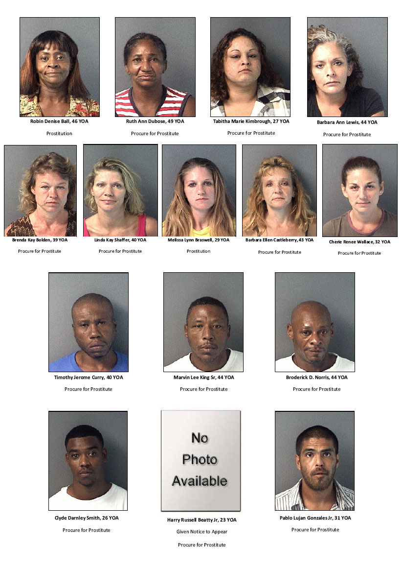 51 Arrests Made In Prostitution Sweep With Mugshots