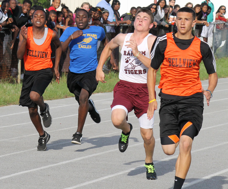 Photos Ernest Ward, Ransom Middle Schools Track