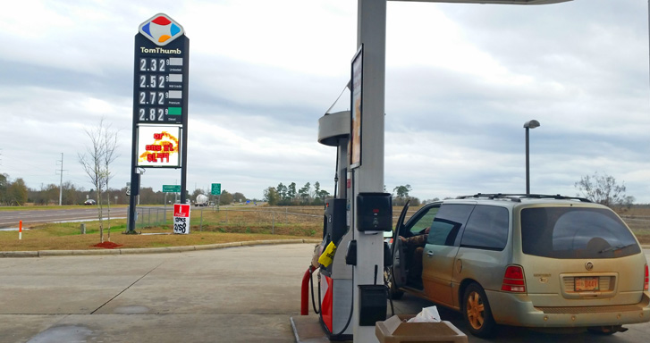 Gas Prices Continue Downward Spiral