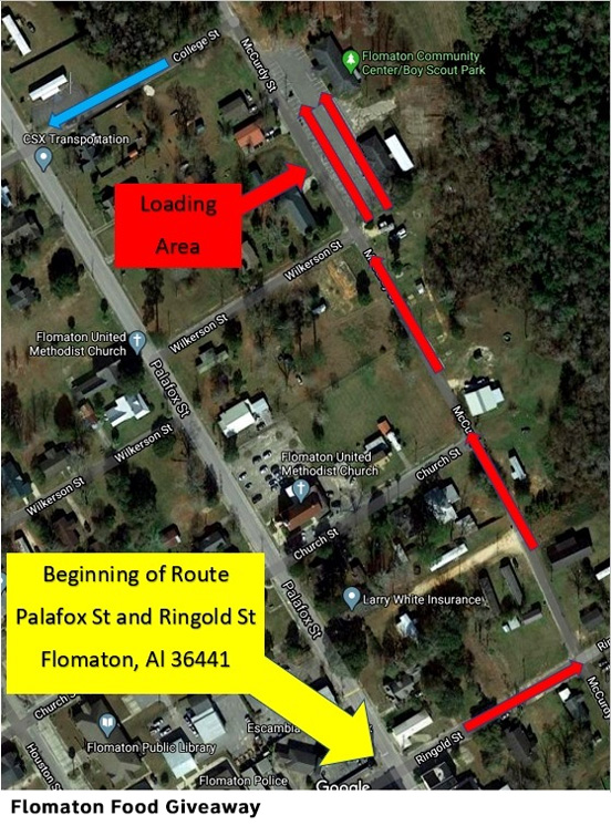 Food Distributions Saturday At Gonzalez Baptist Church, Flomaton