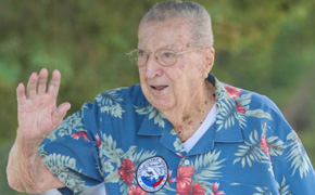 Happy Birthday Mr. Frank! Local Pearl Harbor Survivor Frank Emond Turns 104