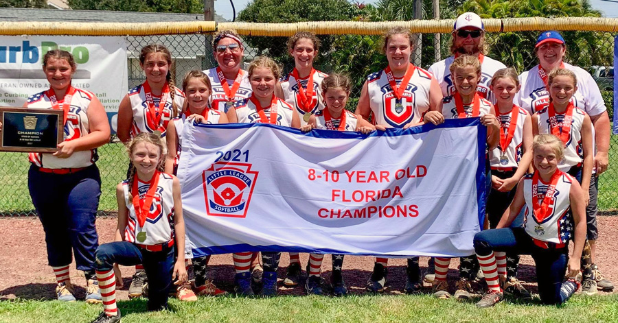 Tri County 8 10 Softball All Stars Win Florida State Championship 