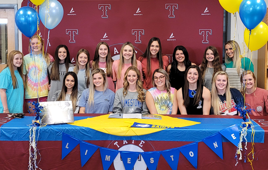 Tate High’s Lanie Brown Signs With Limestone University’s Acrobatics And Tumbling Team