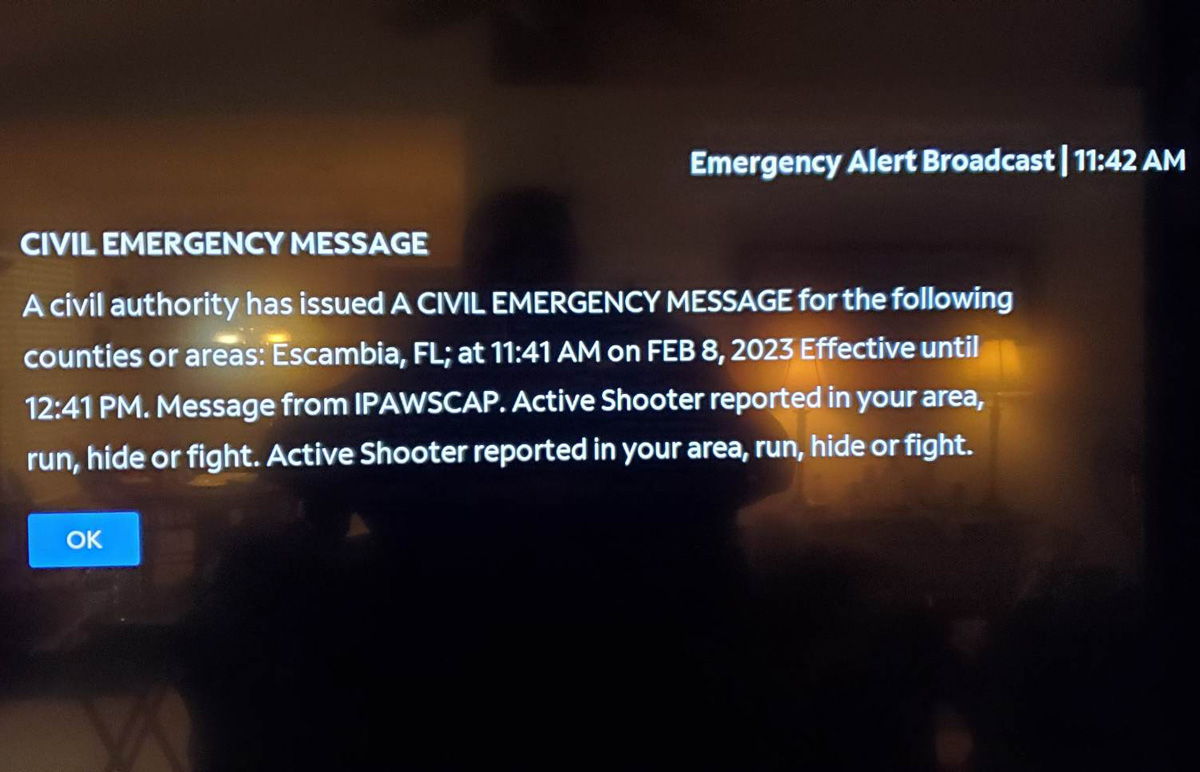 Active Shooter Threat Cleared As False; Emergency Alerts Cleared