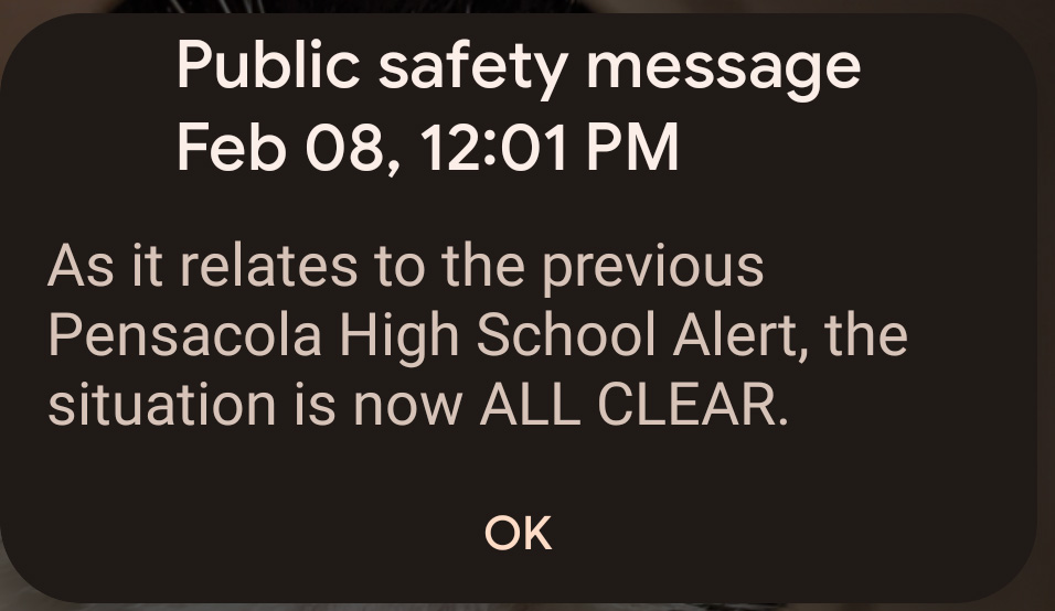 Active Shooter Threat Cleared As False; Emergency Alerts Cleared