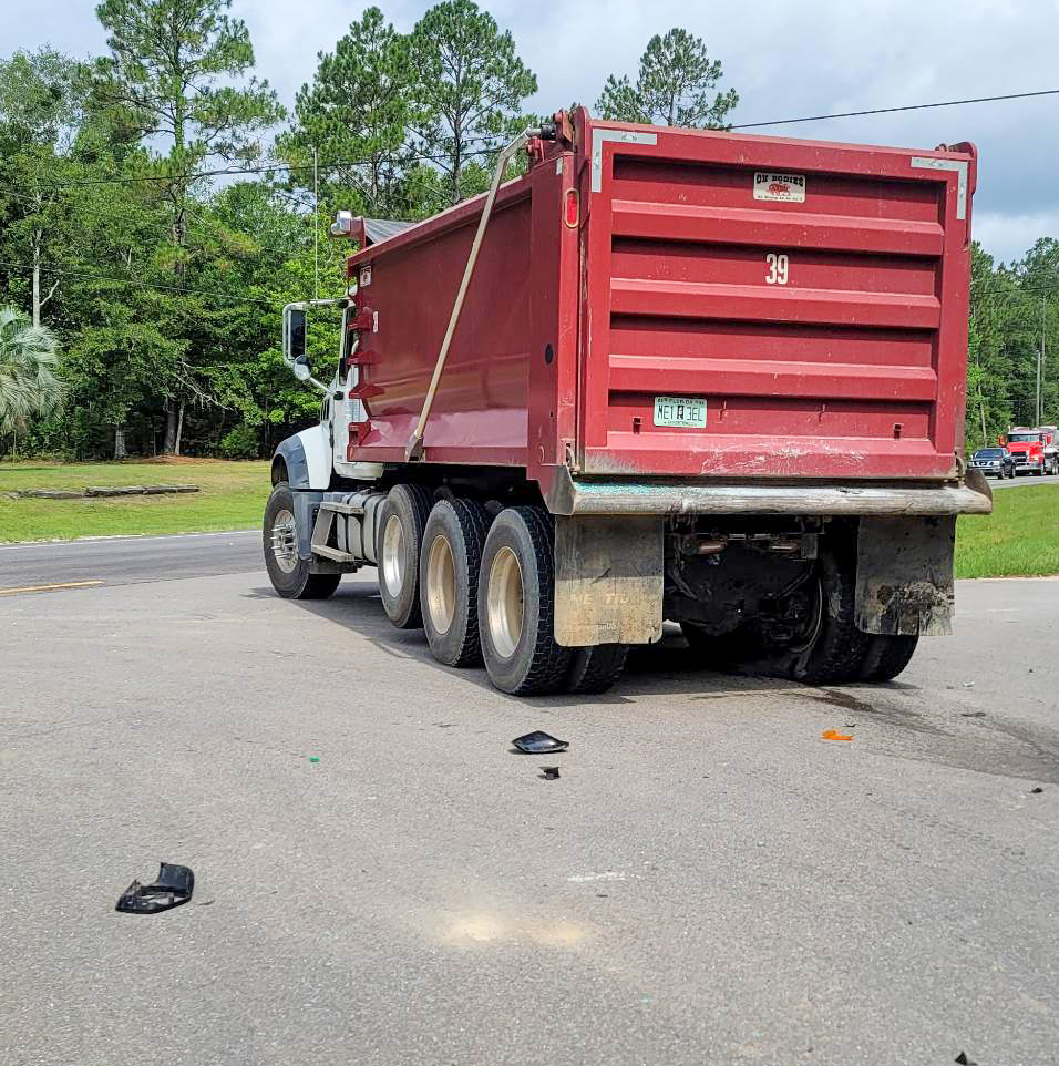 Update Man Critical, Boy Serious After Van RearEnds Dump Truck On