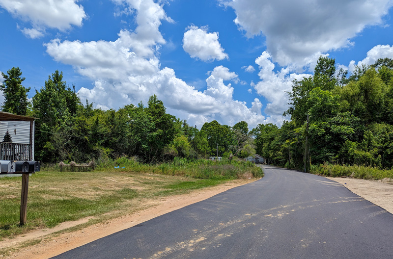 Century, Flomaton Split Cost For Paving ‘Alley 5′ On The State Line