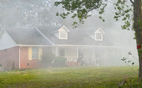 No Injuries In Cantonment House Fire
