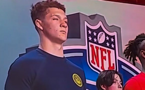 Tate Grad Ethan Harper Takes Navy Oath of Enlistment On Stage At NFL Draft