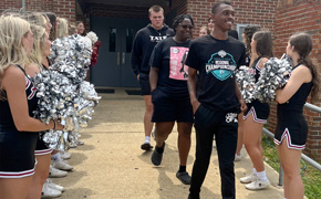 Tate Aggies Hold Send-Off For Track And Field Athletes Headed To State