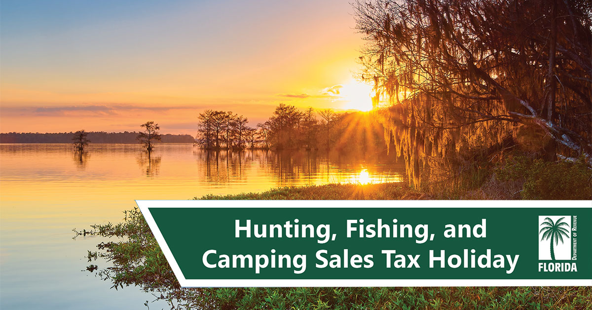 Florida Hunting, Fishing, Camping Sales Tax Holiday Underway