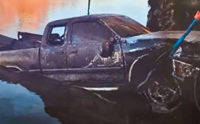 Pickup Truck Reported Stolen 19 Years Ago Found In North Escambia Lake