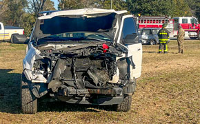 No Serious Injuries Reported In Walnut Hill Highway 97 T-Bone Crash