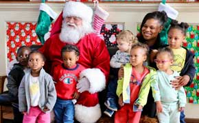 Photos: Santa Visits Molino Library Story Time
