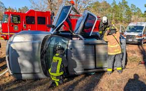 Three Injured In Highway 168 Rollover Crash