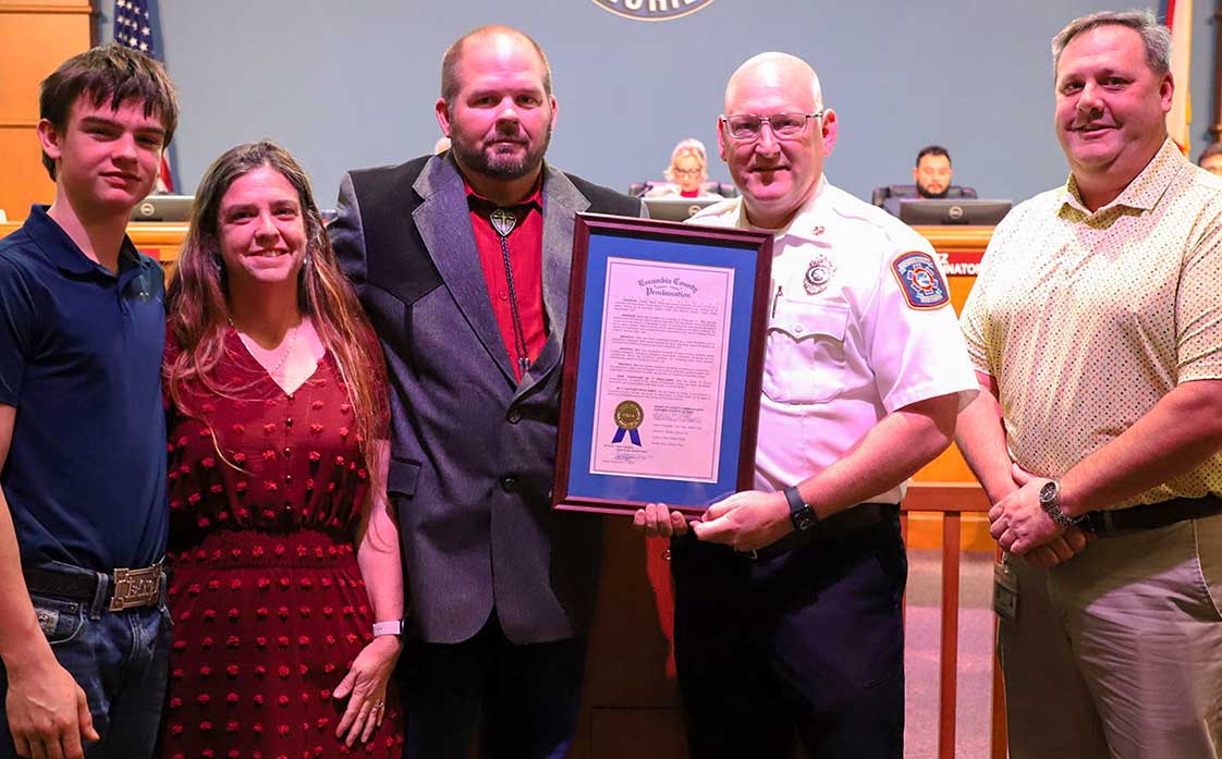 Molino Volunteer Assistant Fire Chief Mark Butler Retires After 30 Years Of Service