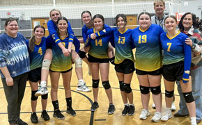 Ernest Ward Middle Volleyball Takes Two From Bellview