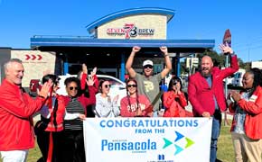 Ribbon Cutting Held For New 7 Brew On Nine Mile Road