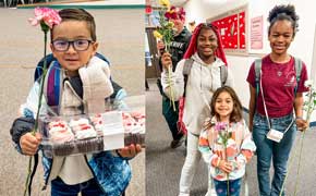 Bratt Elementary Celebrates Valentine’s Day With Flowers For Teachers, Activities