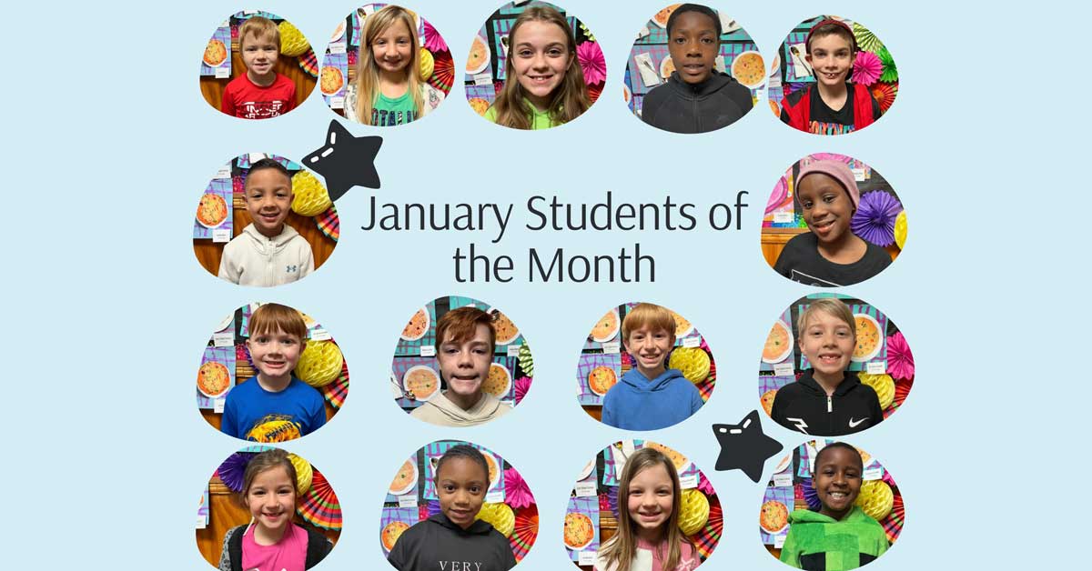 Byrneville Elementary Names Students of The Month